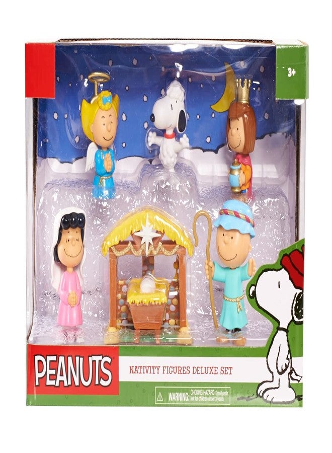 Peanuts Christmas Nativity Deluxe Figure Set - Image 1